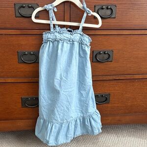Light Blue Ruffled Dress by Gap size 5